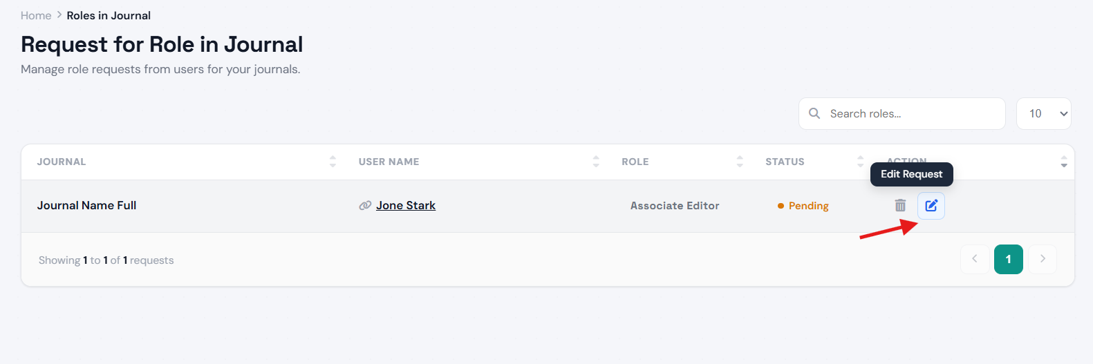 Click on Edit Button