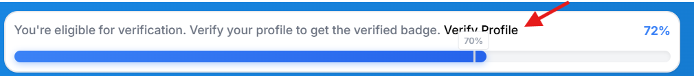 Apply for Verify link
