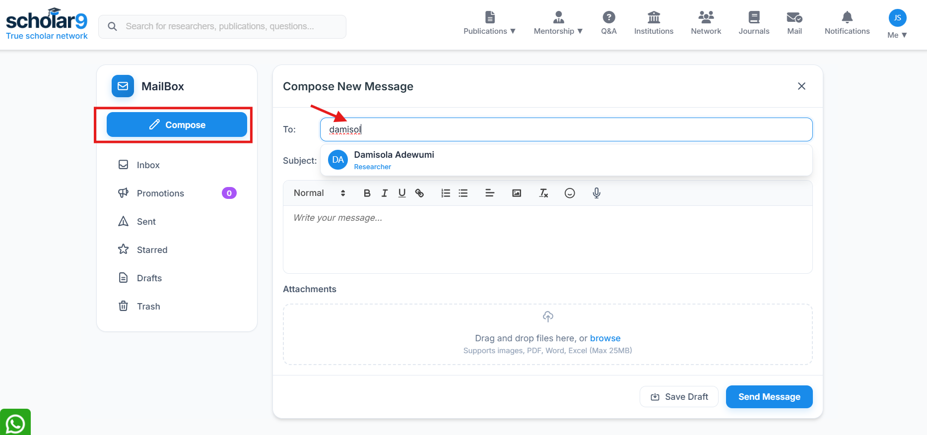 Compose a New Mail