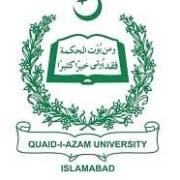 Quaid-i-Azam University, Islamabad (QAU)
